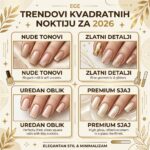 EGE Beauty Studio Sarajevo - Manikir trendovi 2026 - infographic