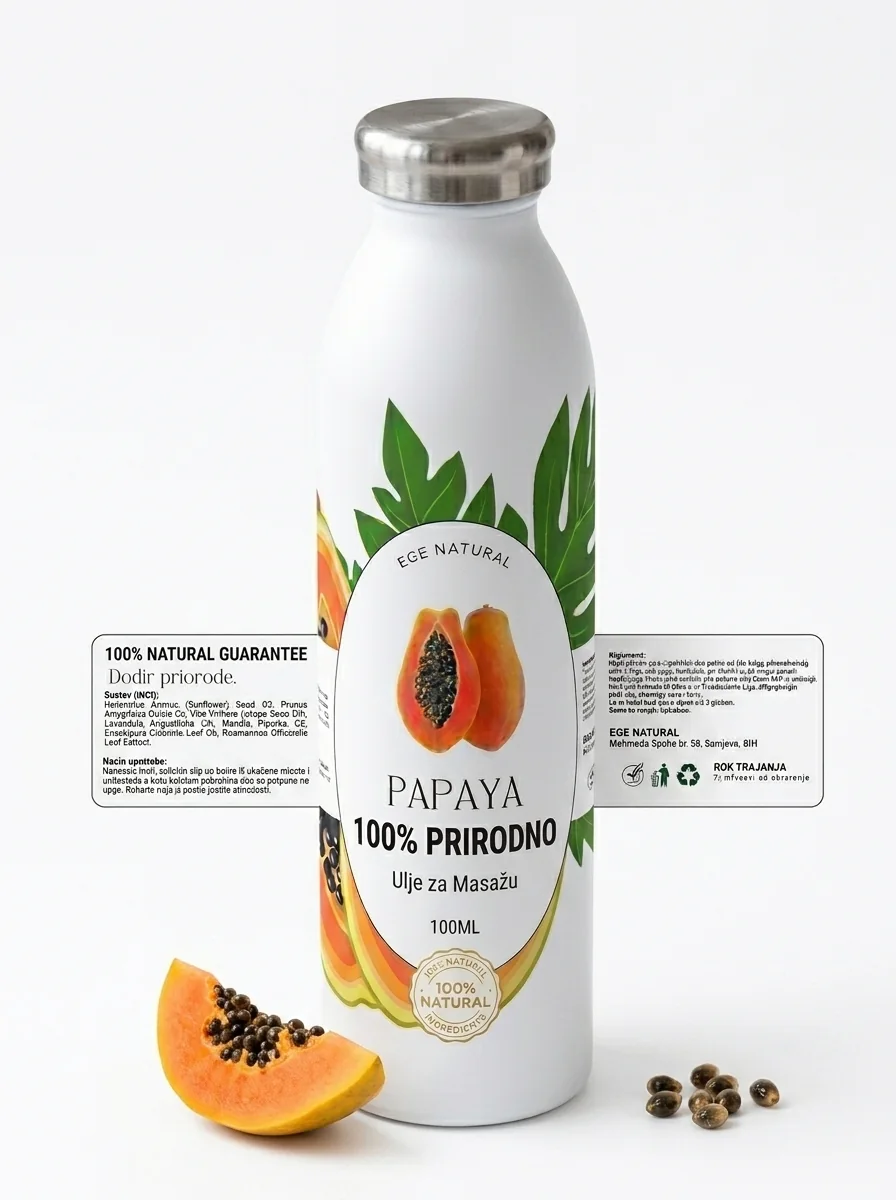 EGE Natural Papaja ulje za masažu